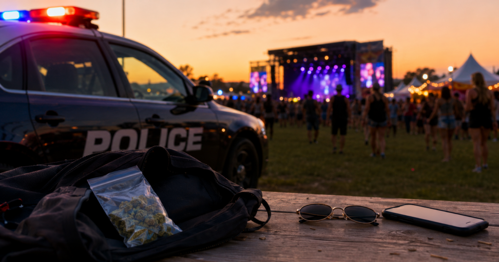 Georgia Music Festival Drug Arrest