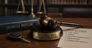 Second DUI in Georgia: Mandatory Jail and License Penalties